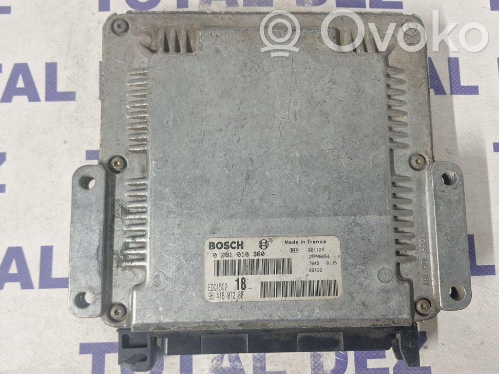 Peugeot Partner Engine control unit/module 