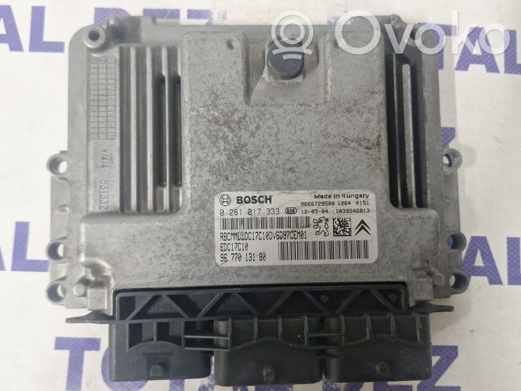 Peugeot 308 Unitate/modul de control motor 