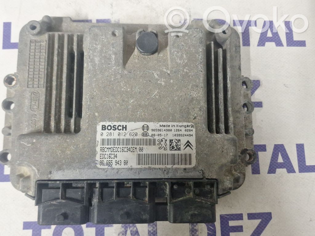 Engine control unit/module   0281012620,9665594380,9659614980