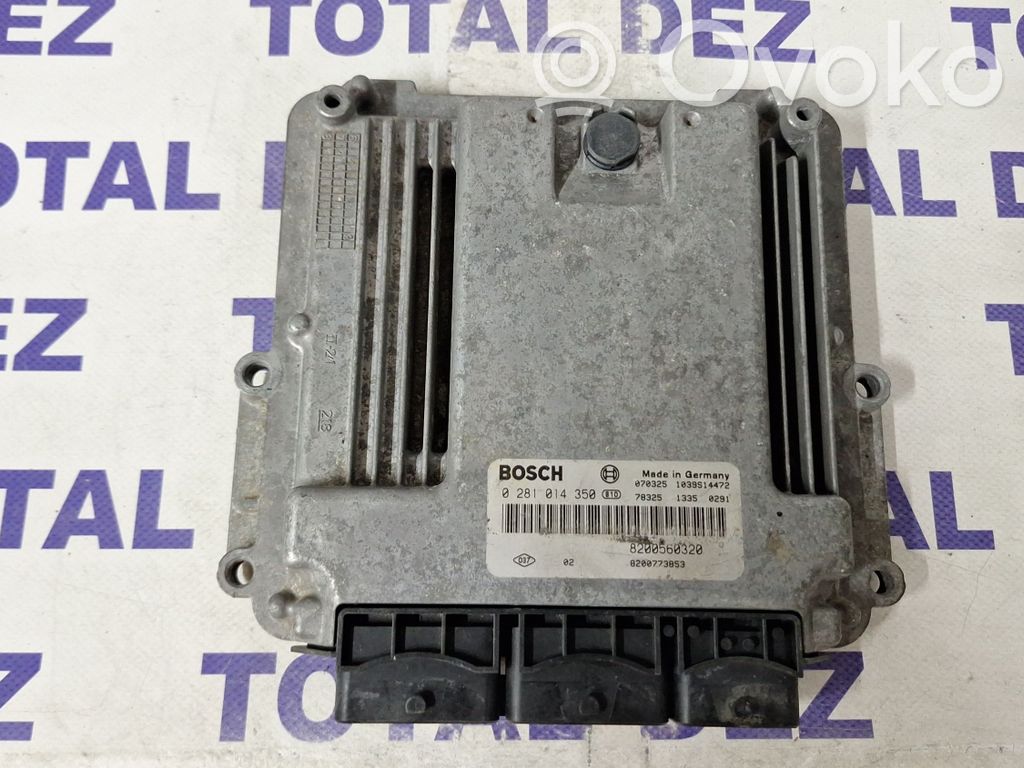 Engine control unit/module   8200560320,0281014350,8200773853