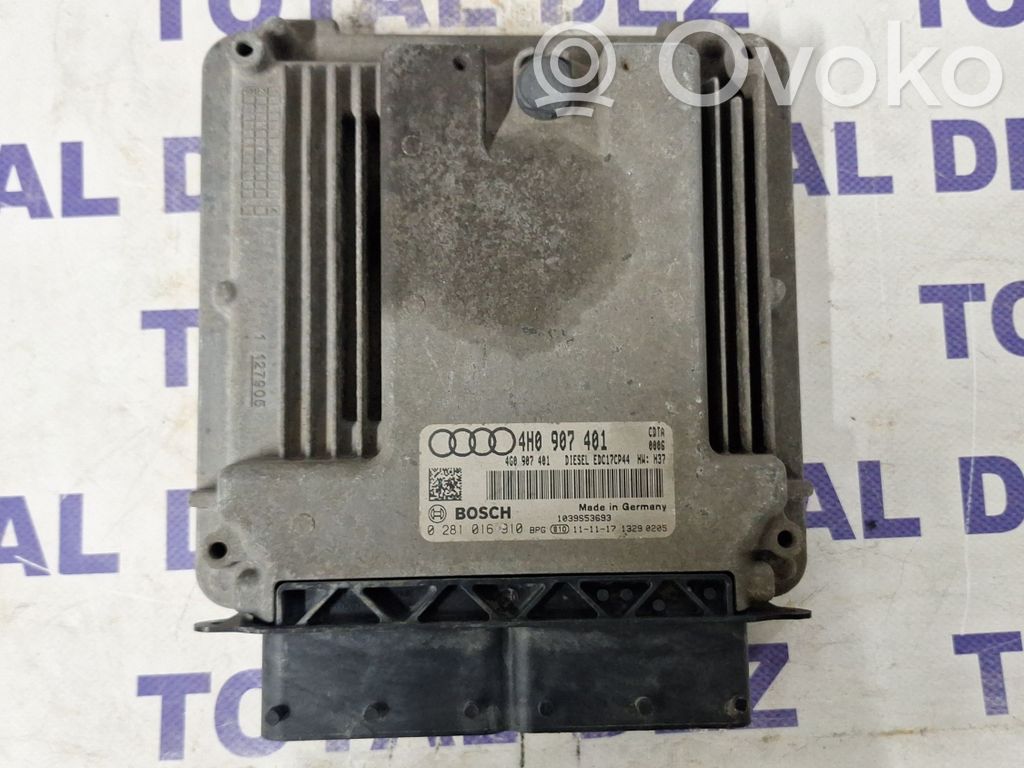 Audi A8 S8 D4 4H Engine control unit/module 