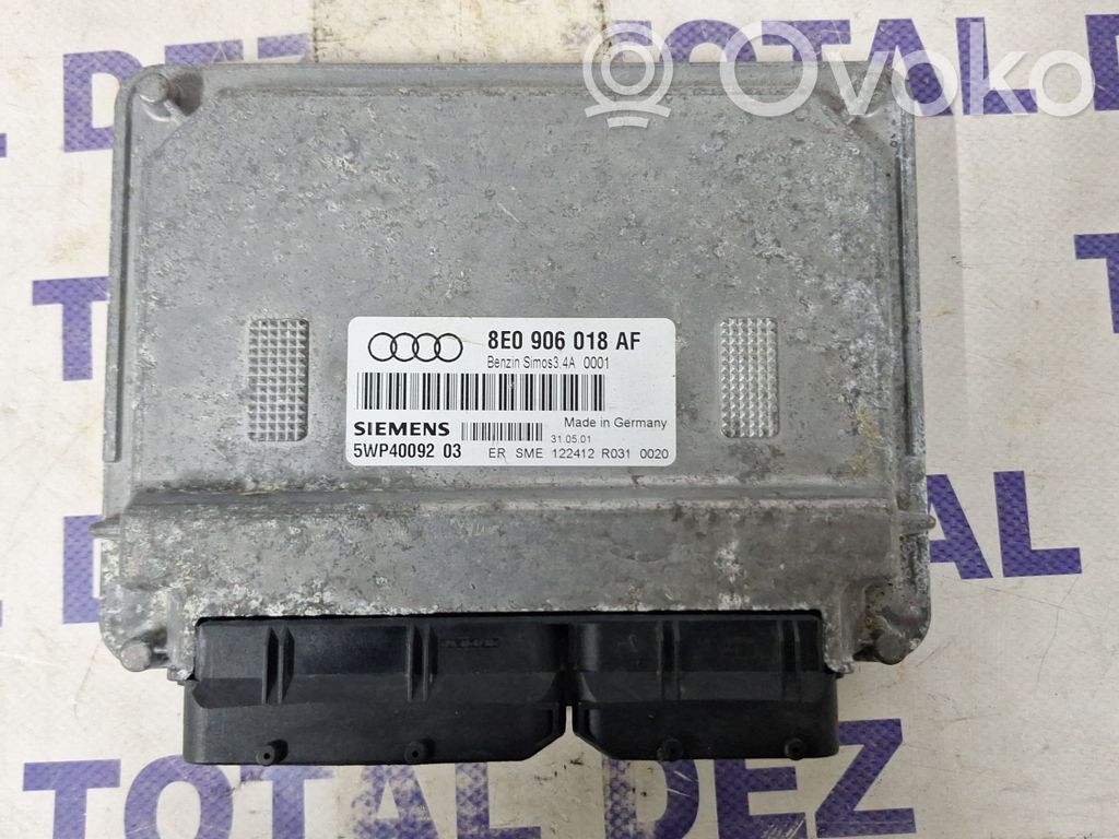 Engine control unit/module   8E0906018AF,5WP4009203