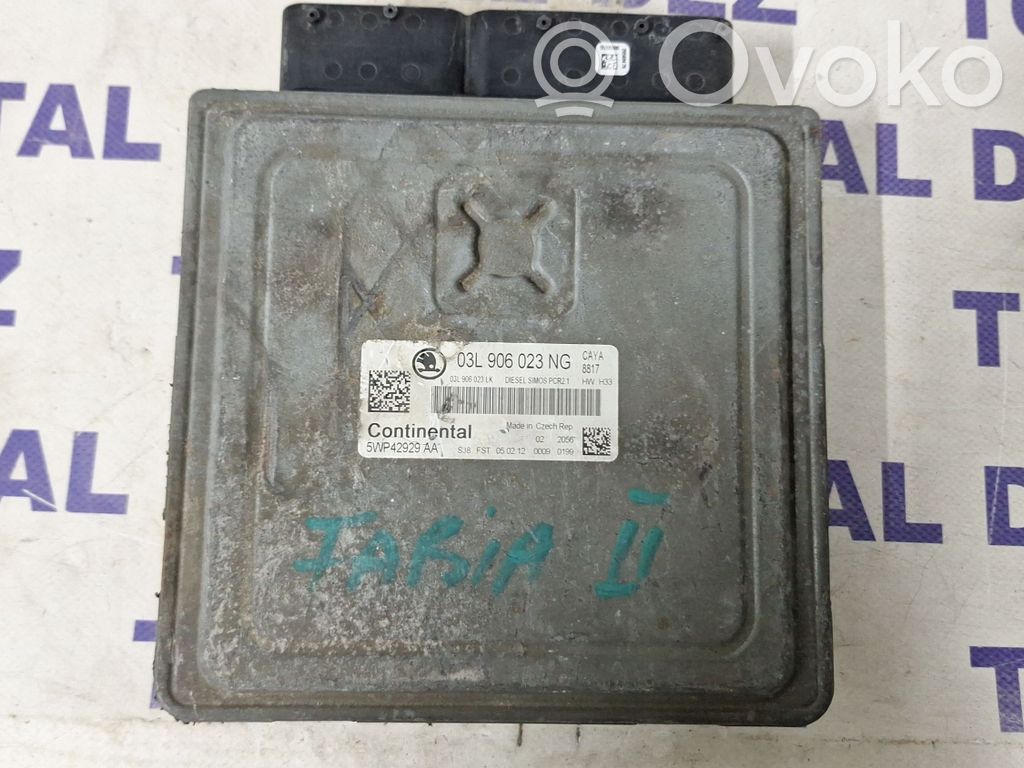 Skoda Fabia Mk2 (5J) Unitate/modul de control motor 