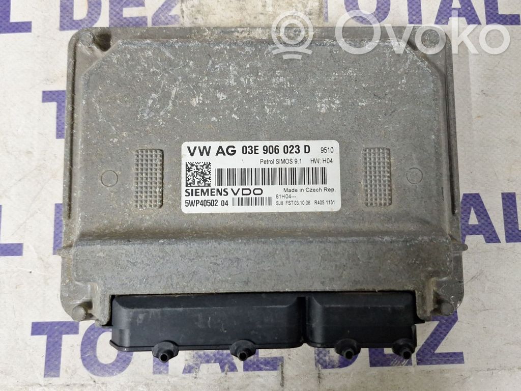 Engine control unit/module   03E906023D,5WP4050204