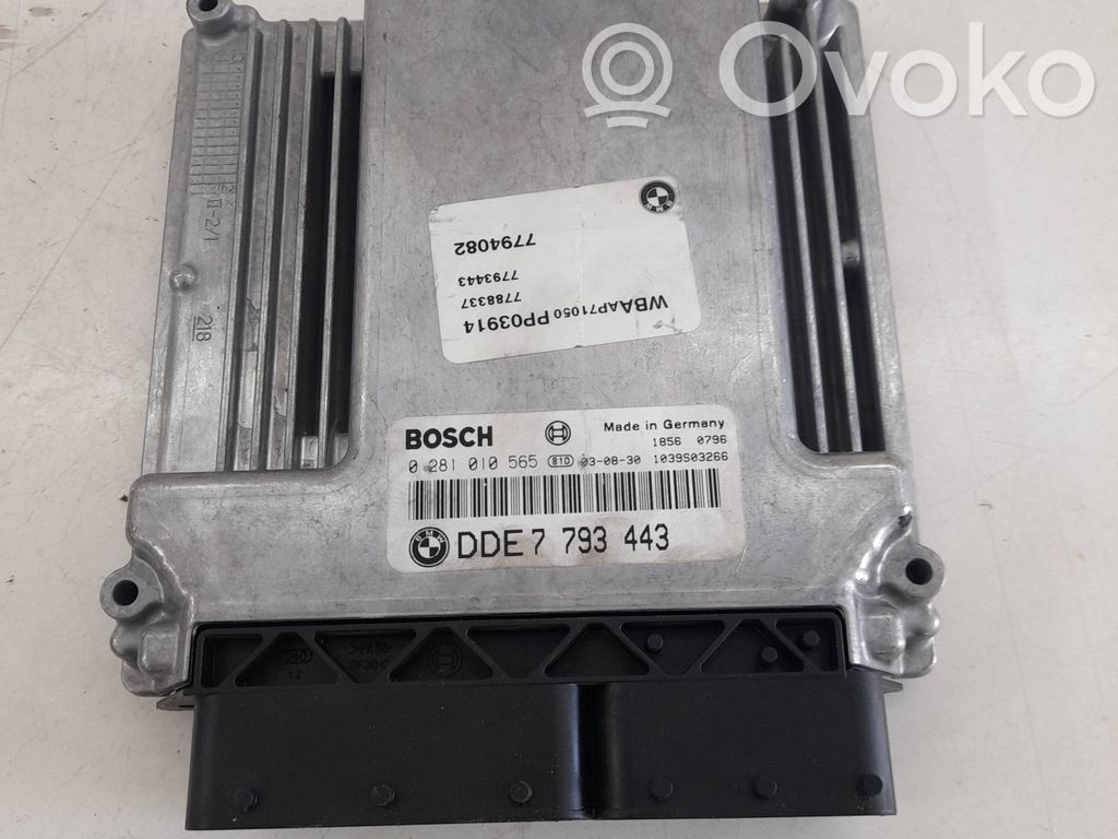 Engine control unit/module   7793443,0281010565