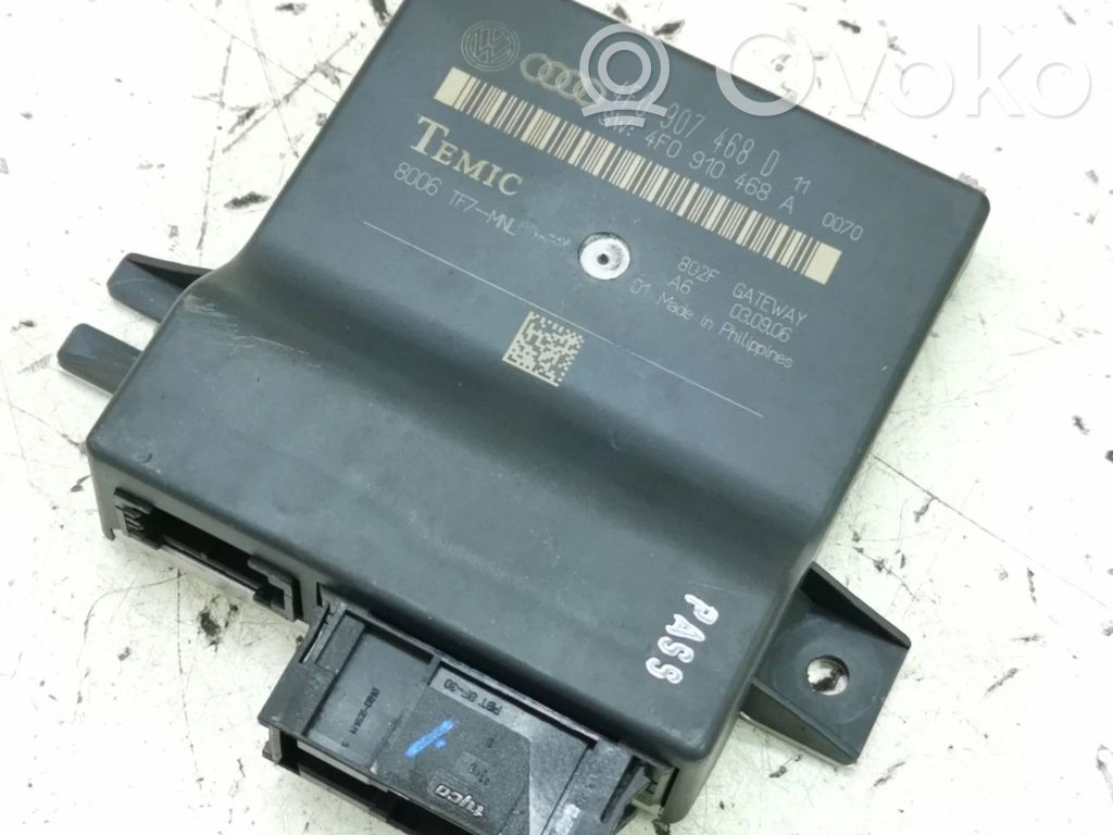 Audi A6 S6 C6 4F Gateway control module 