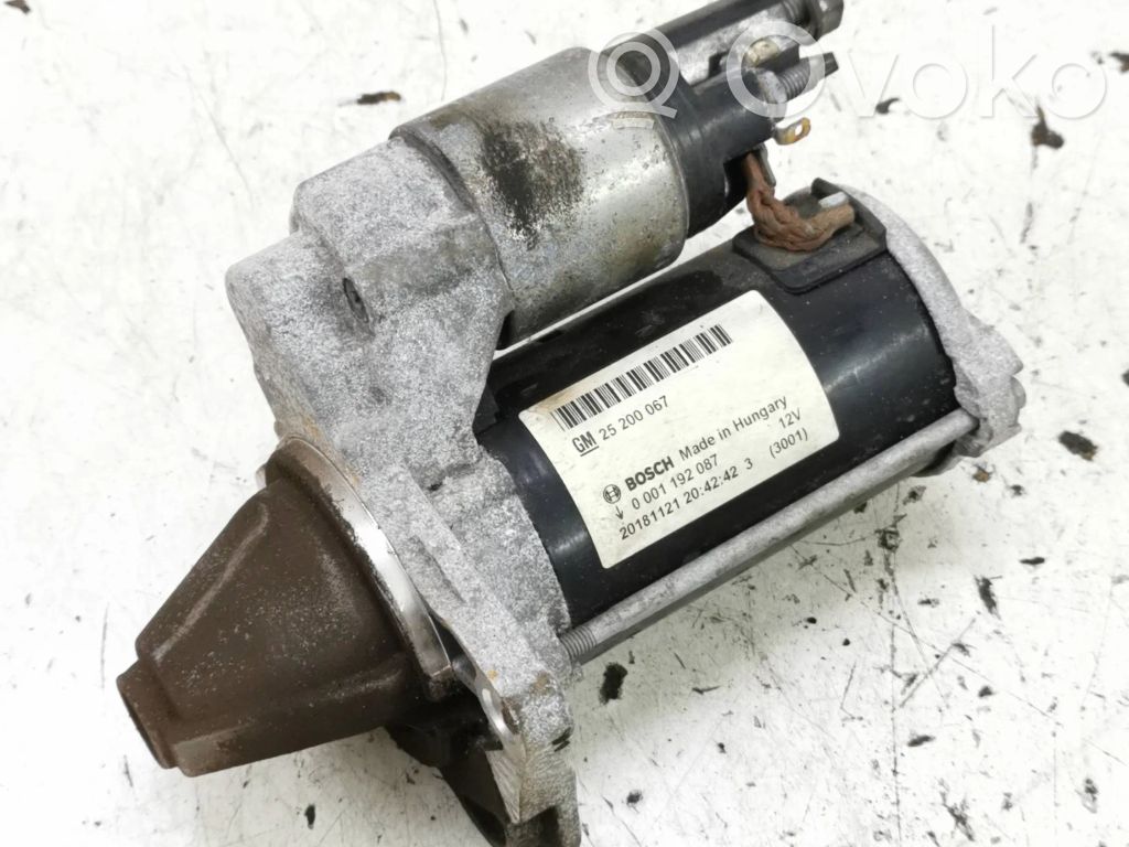 Starter motor   25200067,0001192087,20181121