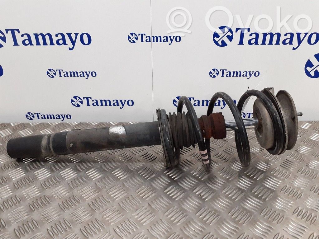 Front shock absorber with coil spring