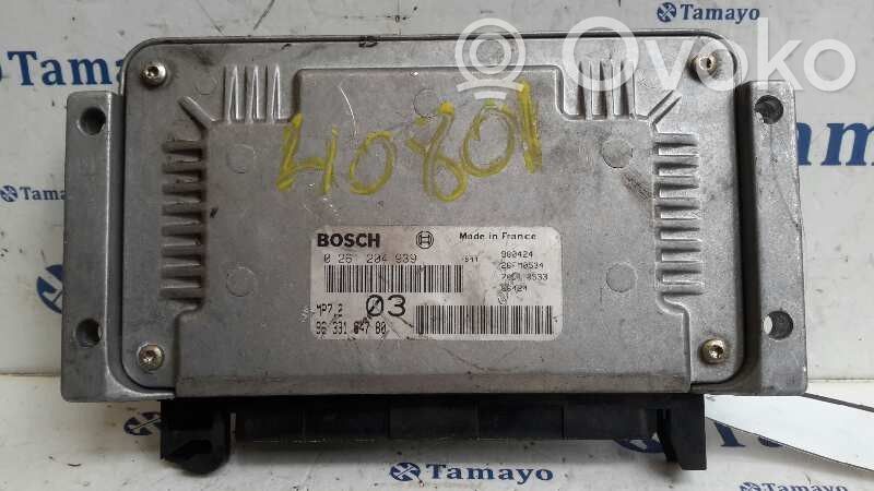 Engine control unit/module   0261204939,MP72,9633184780