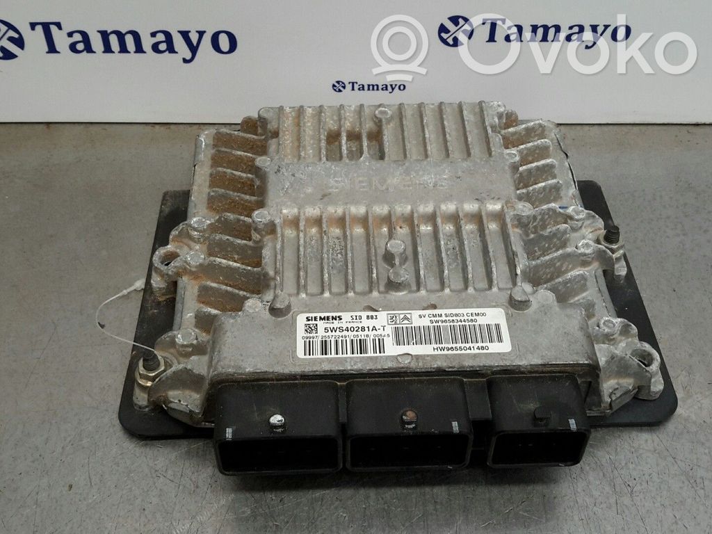 Peugeot 307 Unidad de control/módulo del motor 
