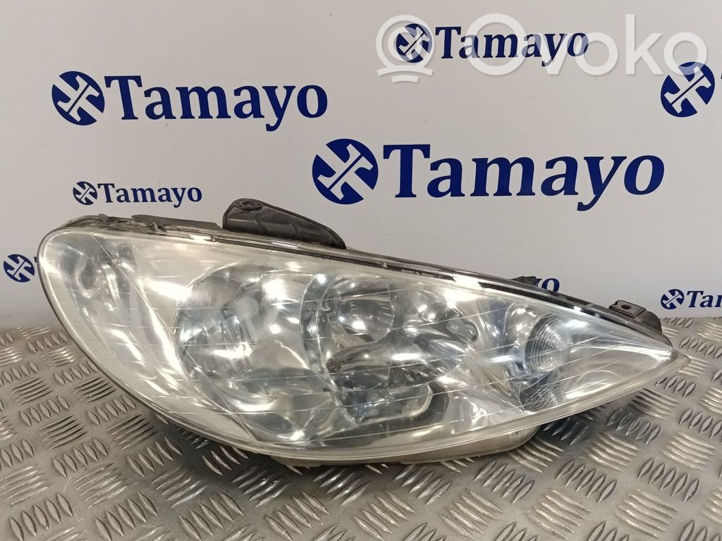 Peugeot 206 Lampa przednia 