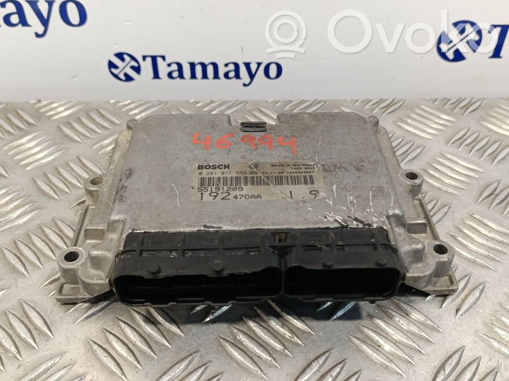 Fiat Stilo Centralina/modulo del motore 