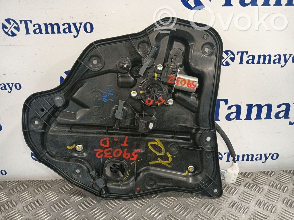 Mazda 2 Macara geam ușă spate cu motor 