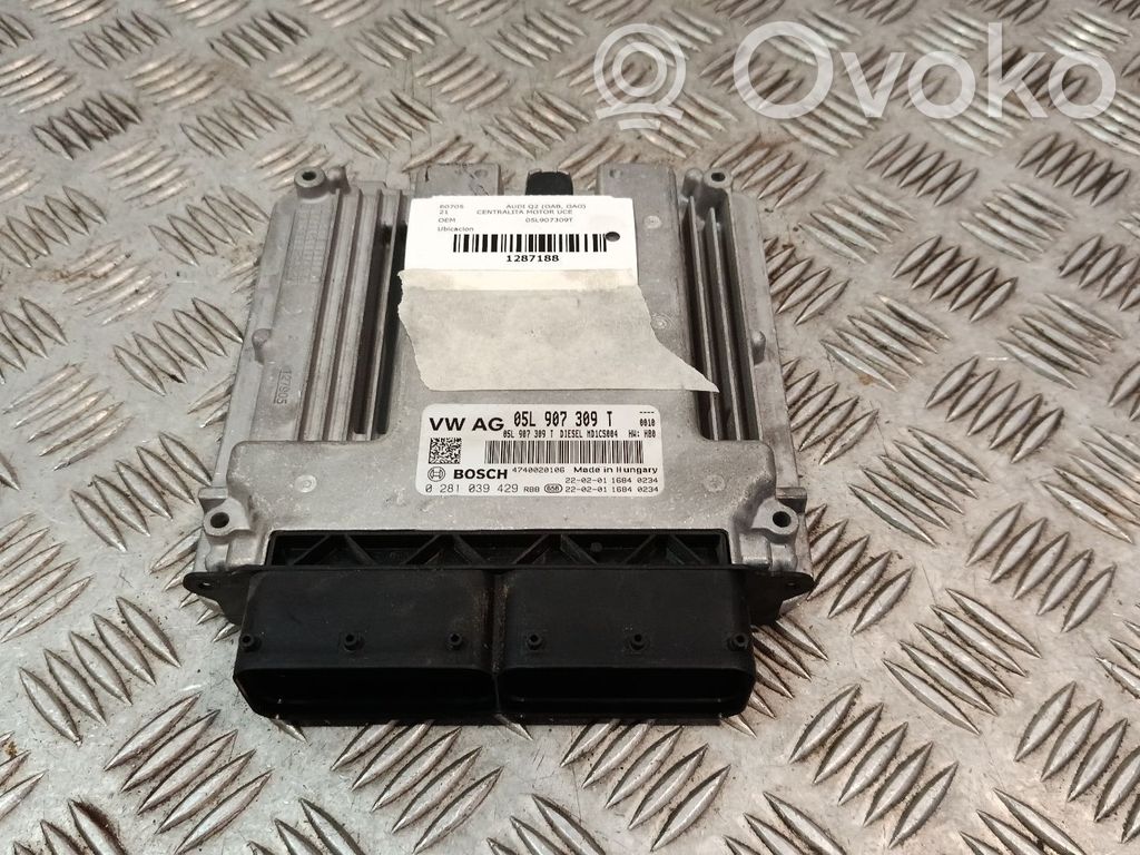 Unidad de control/módulo del motor   05L907309T
