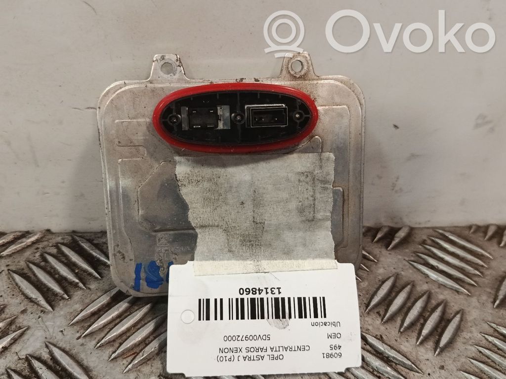 Opel Astra J Unidad de control/módulo de los faros xenón