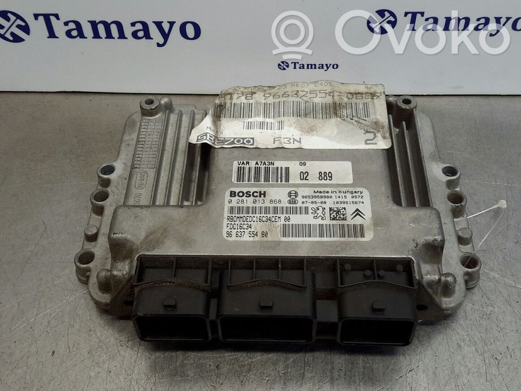 Peugeot 207 Unidad de control/módulo del motor