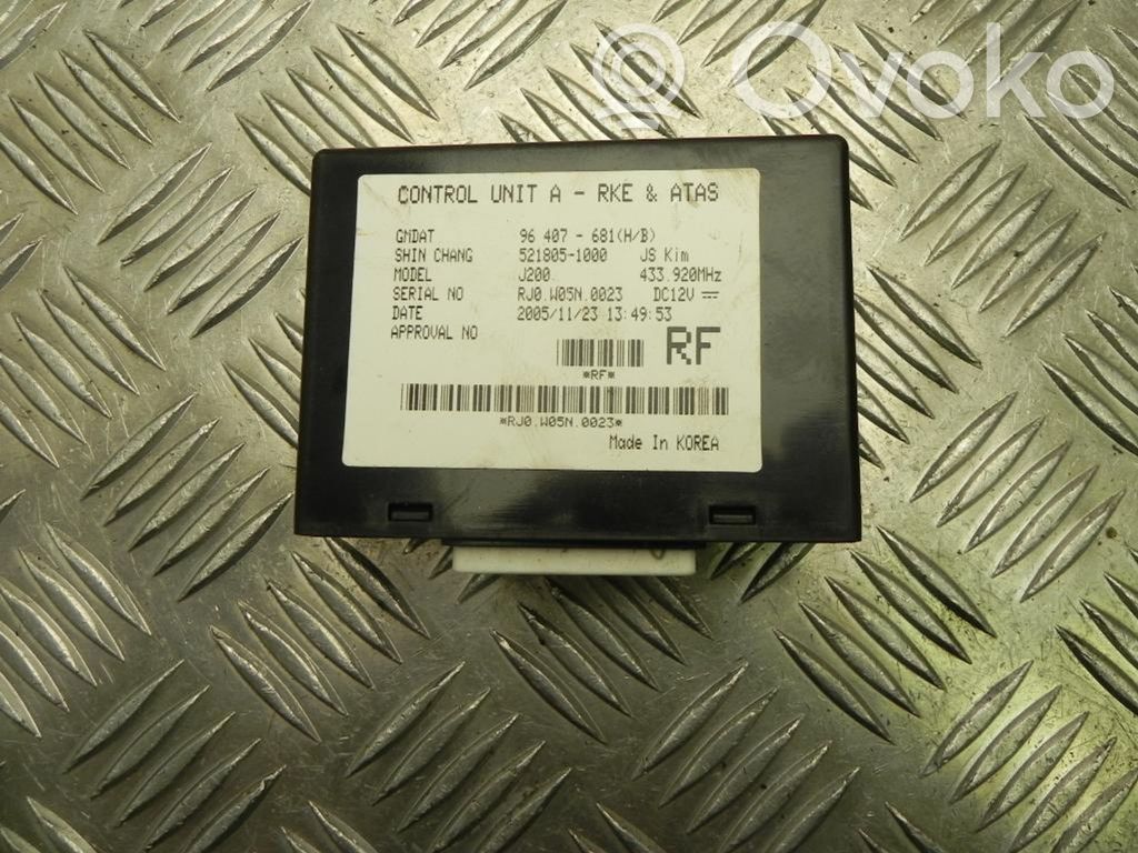Chevrolet Lacetti Autres unités de commande / modules 