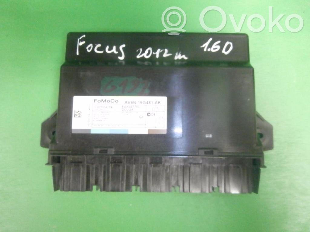Ford Focus Avaimettoman käytön ohjainlaite/moduuli 
