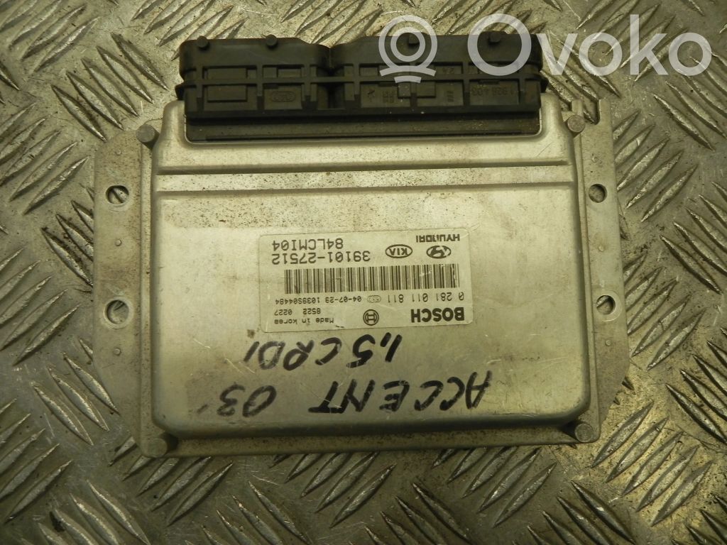 Hyundai Accent Engine control unit/module 