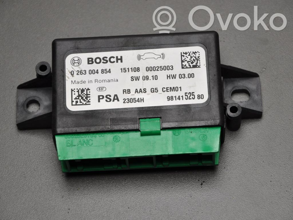 Peugeot 308 Unité de commande, module PDC aide au stationnement 