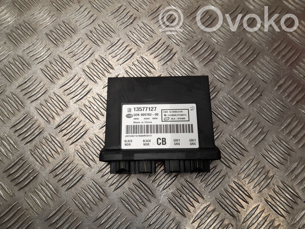 Unité de commande module de porte   13577127,G7653