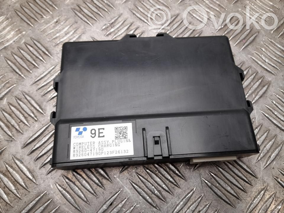 Toyota Prius (XV60) Modul încărcare wireless 