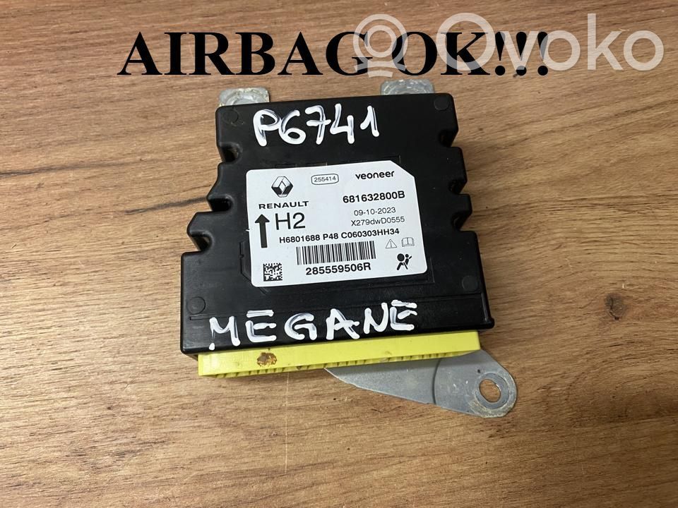 Airbag control unit/module   285559506R,681632800B,KLEP6741