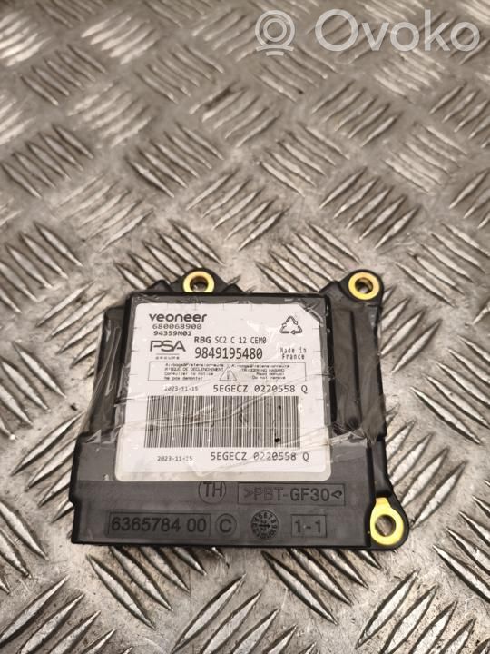 Citroen C4 III e-C4 Airbag control unit/module 