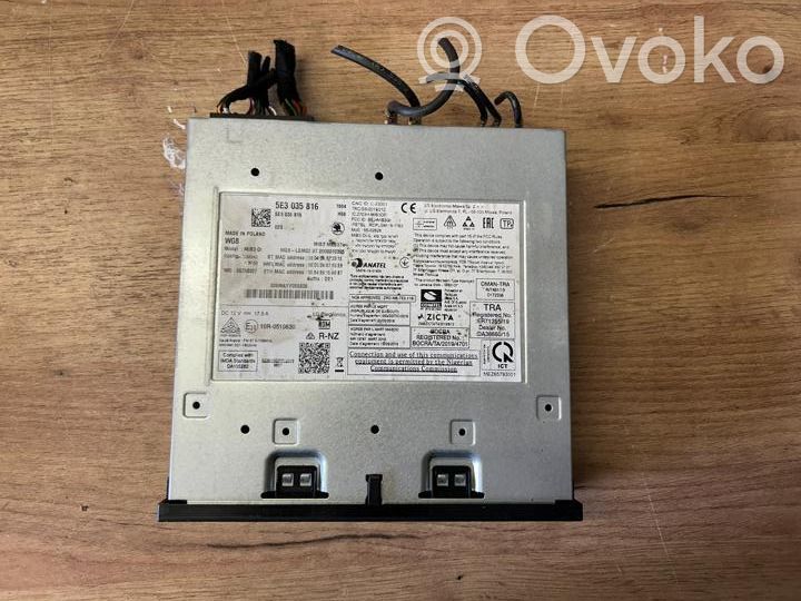 Skoda Octavia Mk4 Panel / Radioodtwarzacz CD/DVD/GPS 