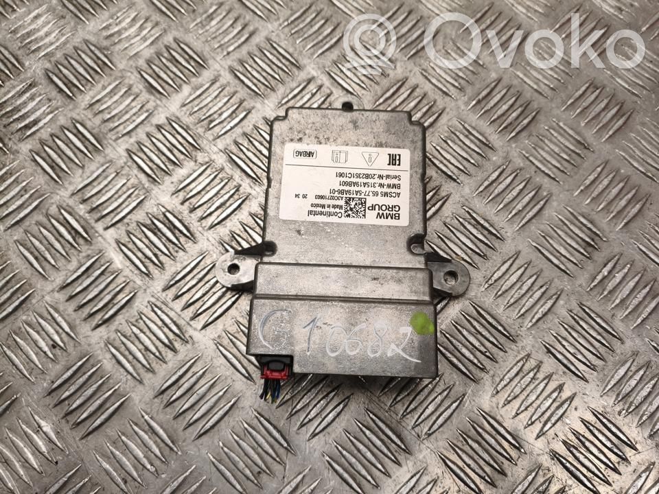 Turvatyynyn ohjainlaite/moduuli   5A19AB6,G10682ZEN