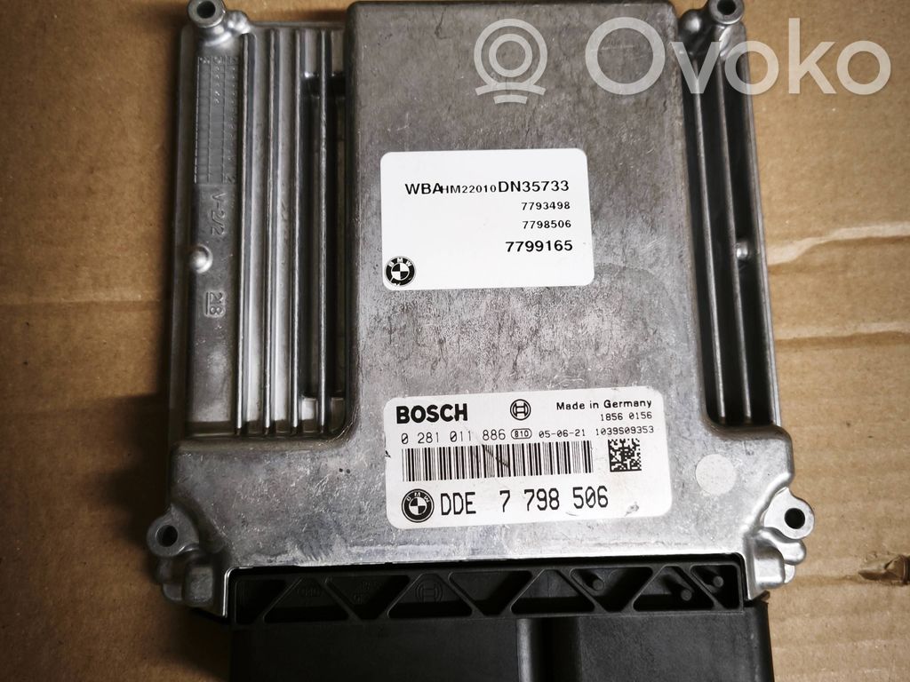 BMW 7 E65 E66 Engine control unit/module 