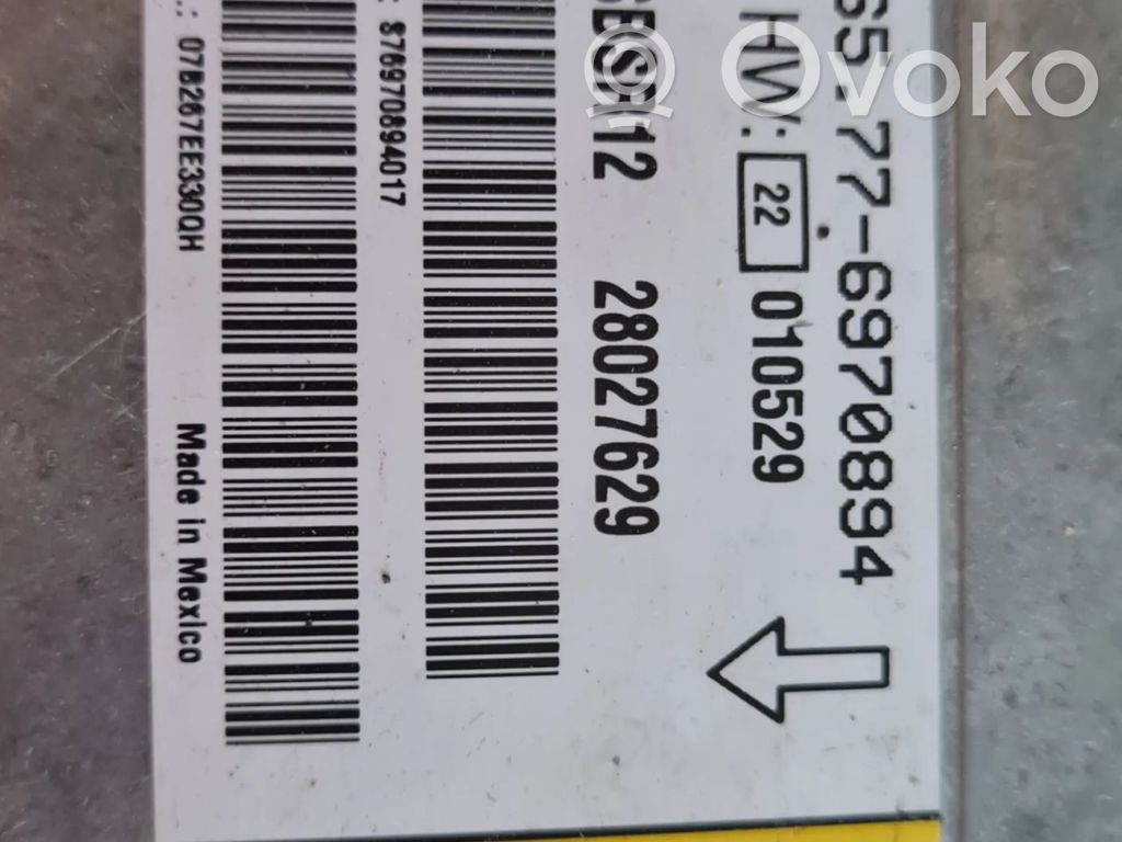 BMW 7 E65 E66 Airbag control unit/module 