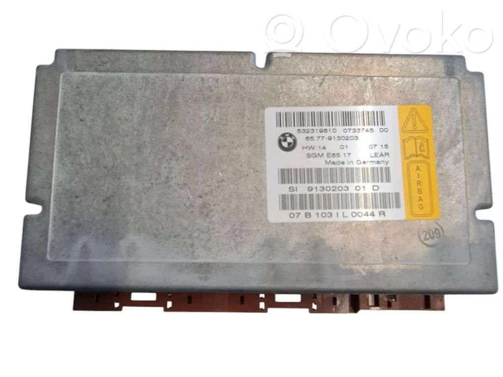BMW 7 E65 E66 Airbag control unit/module 