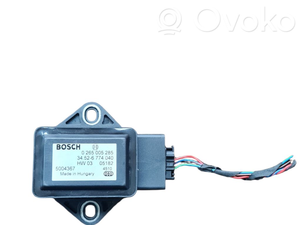 BMW 7 E65 E66 ESP acceleration yaw rate sensor 