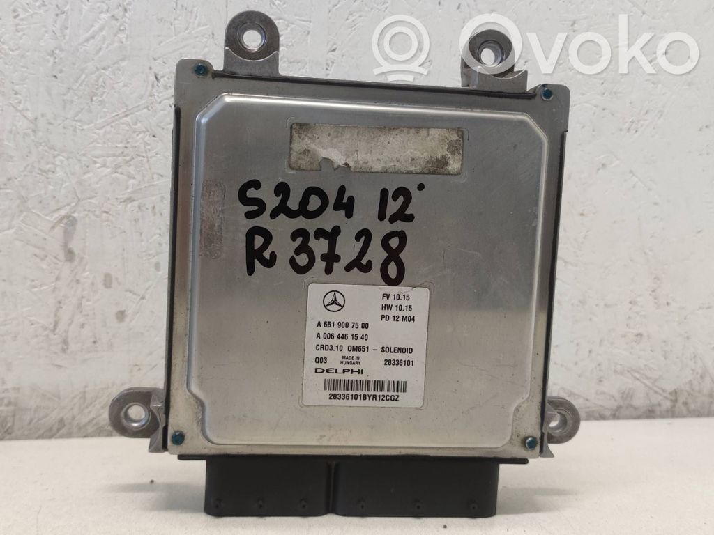Mercedes-Benz C W204 Engine control unit/module 