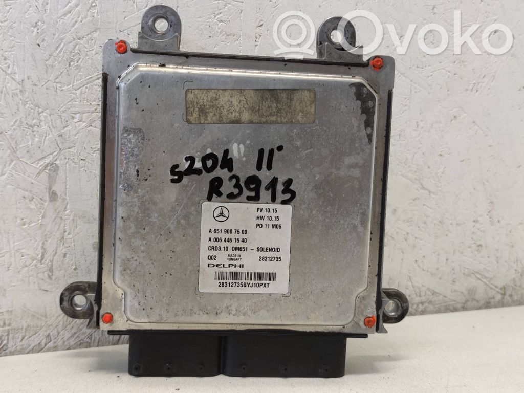 Mercedes-Benz C W204 Engine control unit/module 