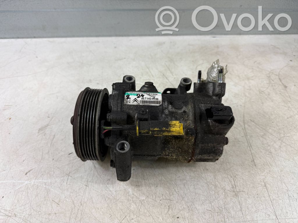 Peugeot 3008 I Ilmastointilaitteen kompressorin pumppu (A/C) 