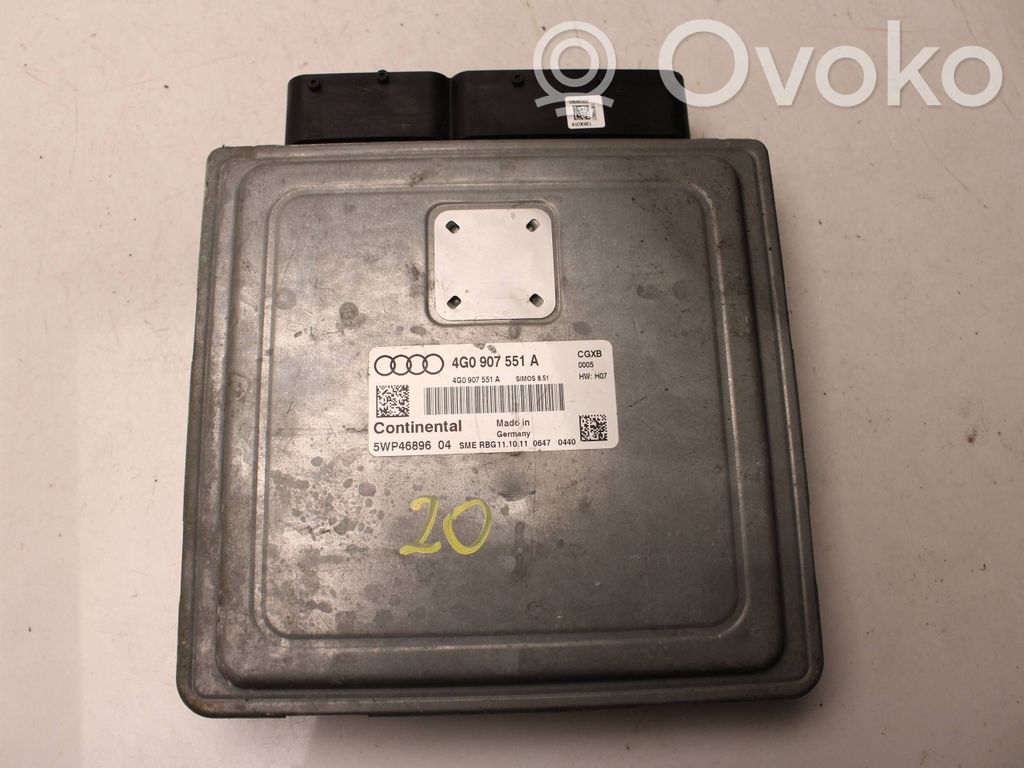 Engine control unit/module   4G0907551A,5WP4689604