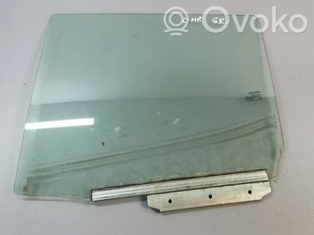Toyota C-HR I Rear door window glass 