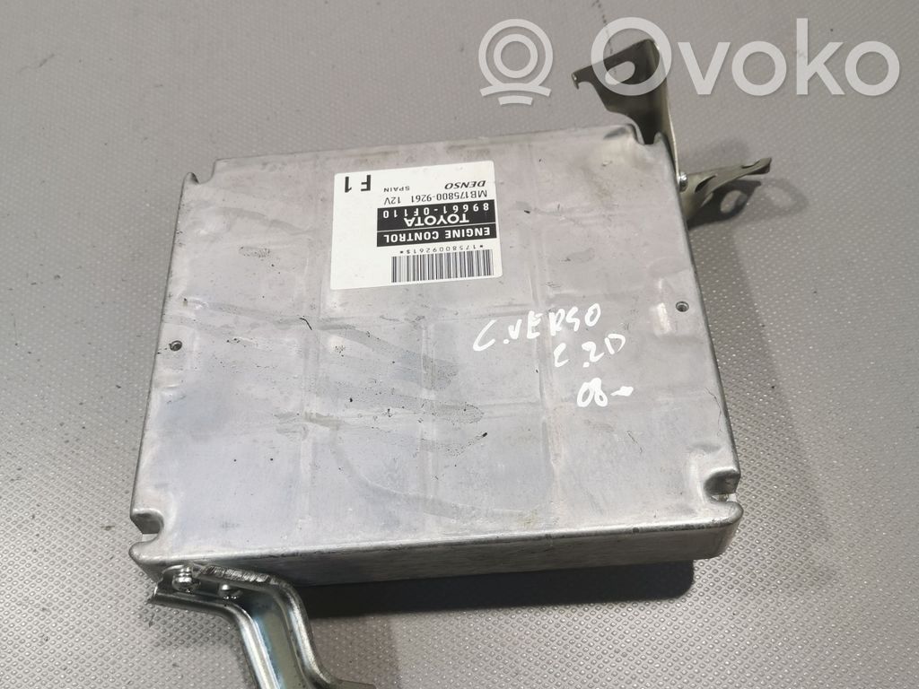 Toyota Corolla Verso AR10 Engine control unit/module 