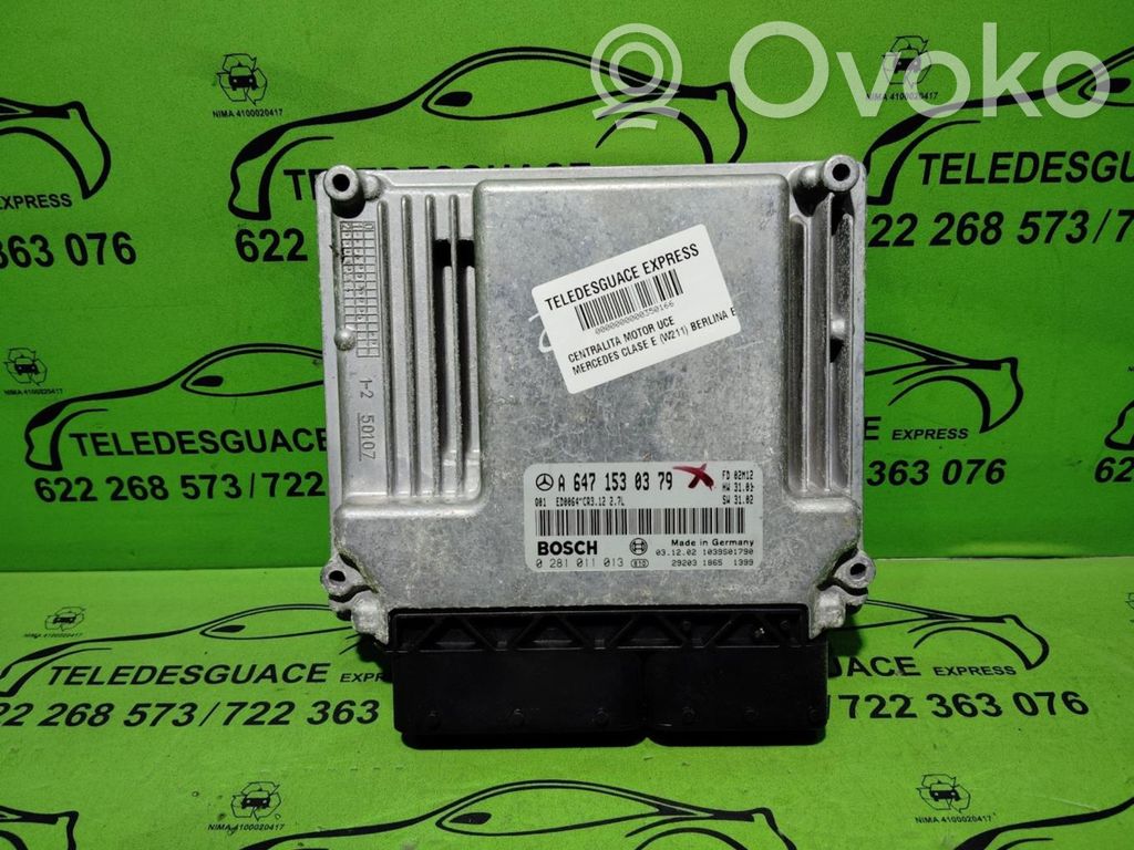 Mercedes-Benz E W211 Engine control unit/module ECU 