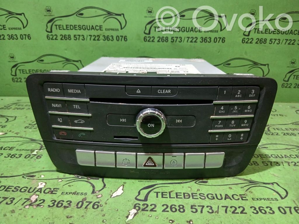 Mercedes-Benz B W246 W242 Panel / Radioodtwarzacz CD/DVD/GPS 