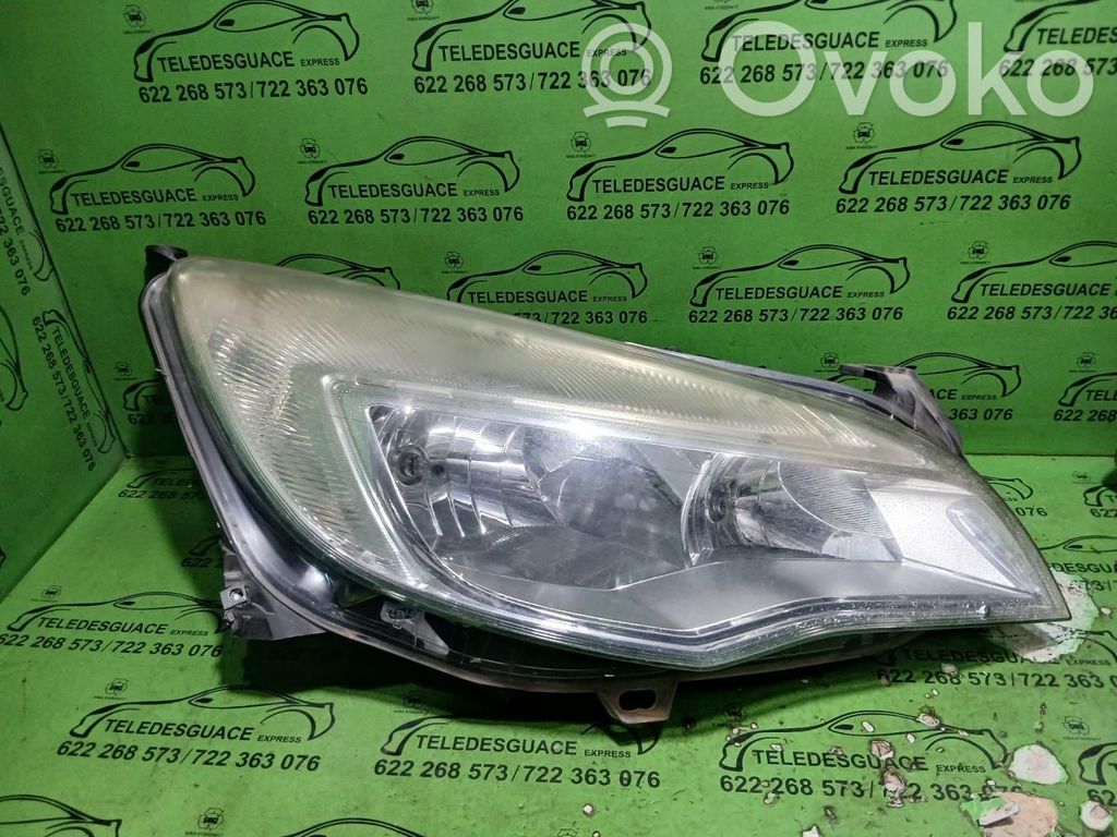 Opel Astra J Lampa przednia 