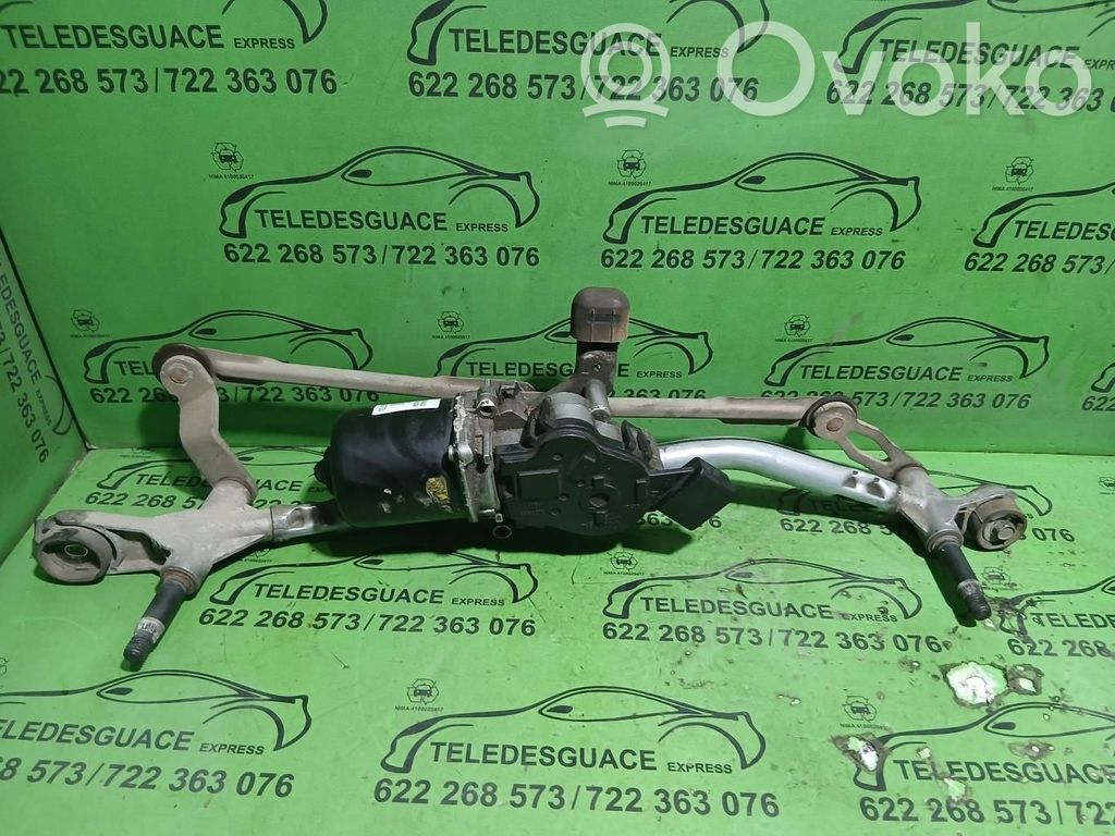Citroen C3 Motor y varillaje del limpiaparabrisas delantero 
