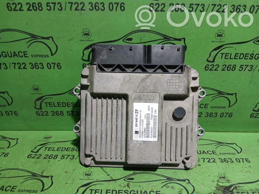 Opel Combo C Engine control unit/module ECU 