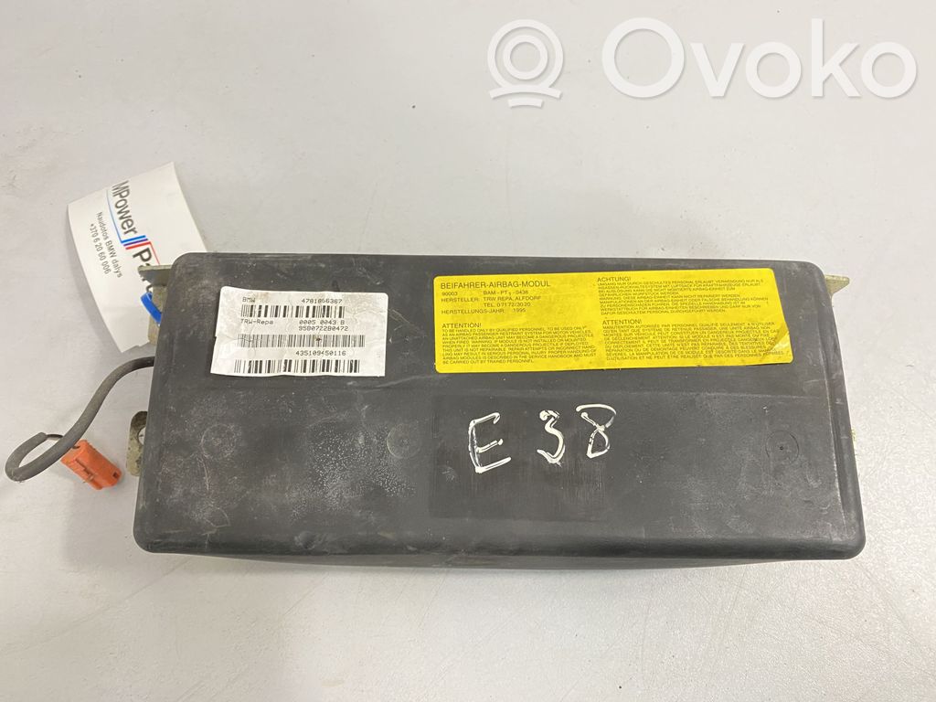 BMW 7 E38 Airbag del pasajero 