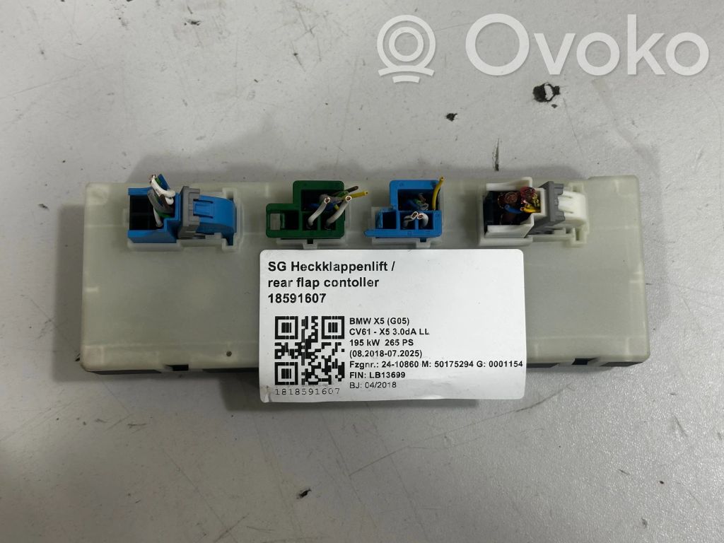 BMW X5 G05 Tailgate/trunk control unit/module 