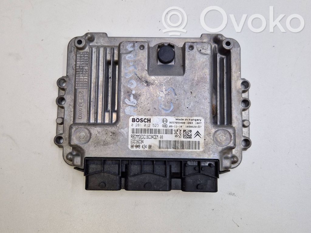 Engine control unit/module   9657699480,9664843480,0281012523
