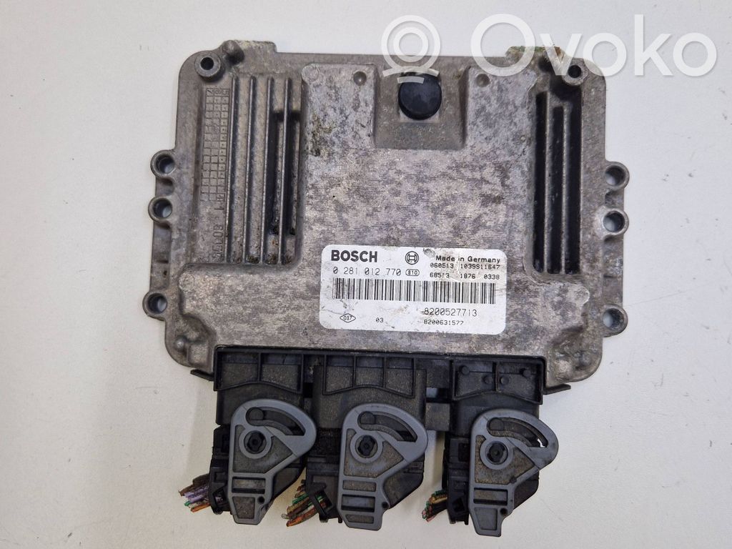 Engine control unit/module   8200527713,8200631577,0281012770