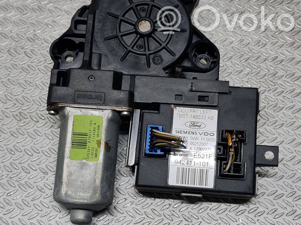 Ford Focus Silnik regulatora szyby drzwi przednich 